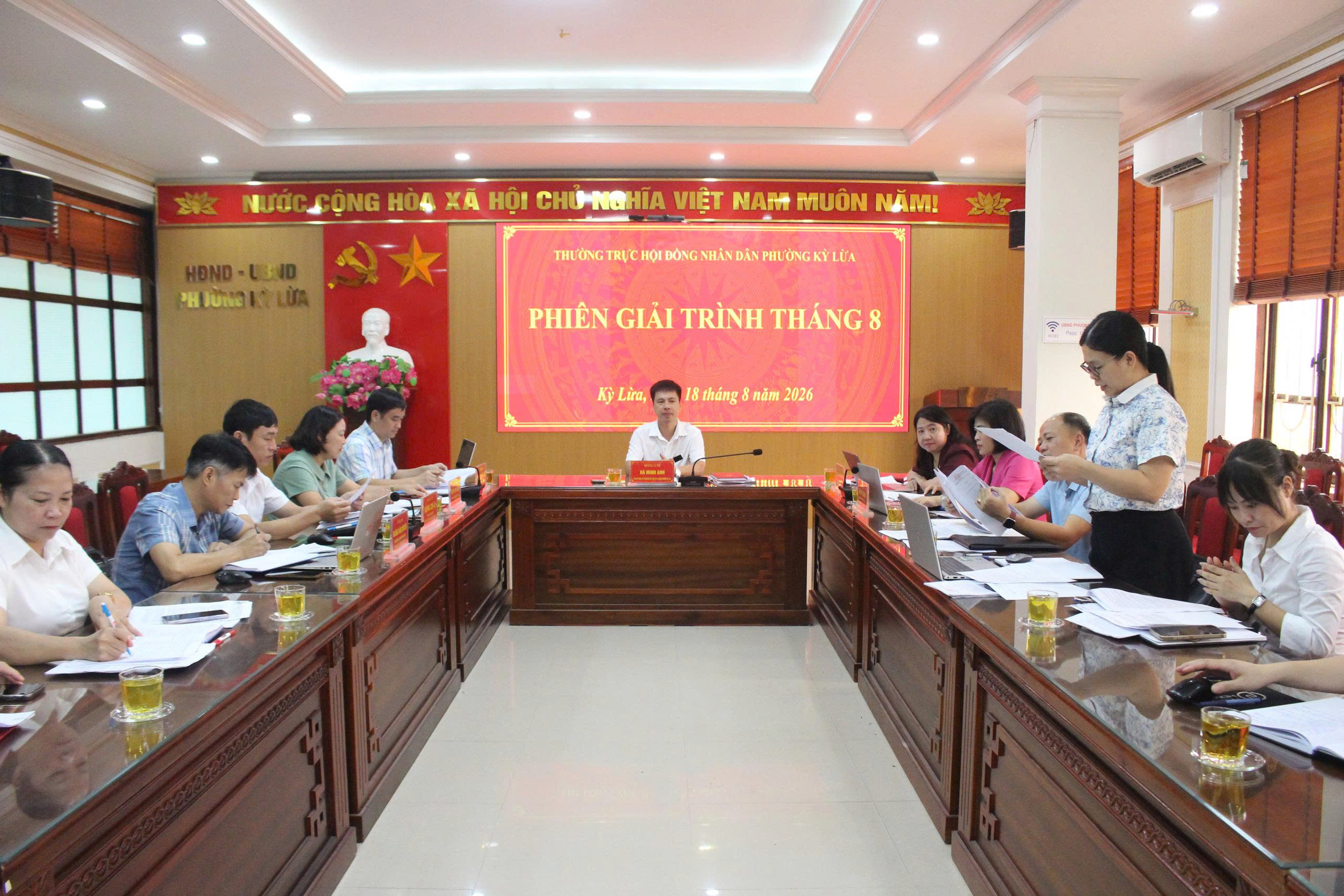 Thường trực HĐND phường Kỳ Lừa tổ chức phiên giải trình tháng 8 về việc triển khai thực hiện chỉ số đánh giá năng lực cạnh tranh (DDCI)