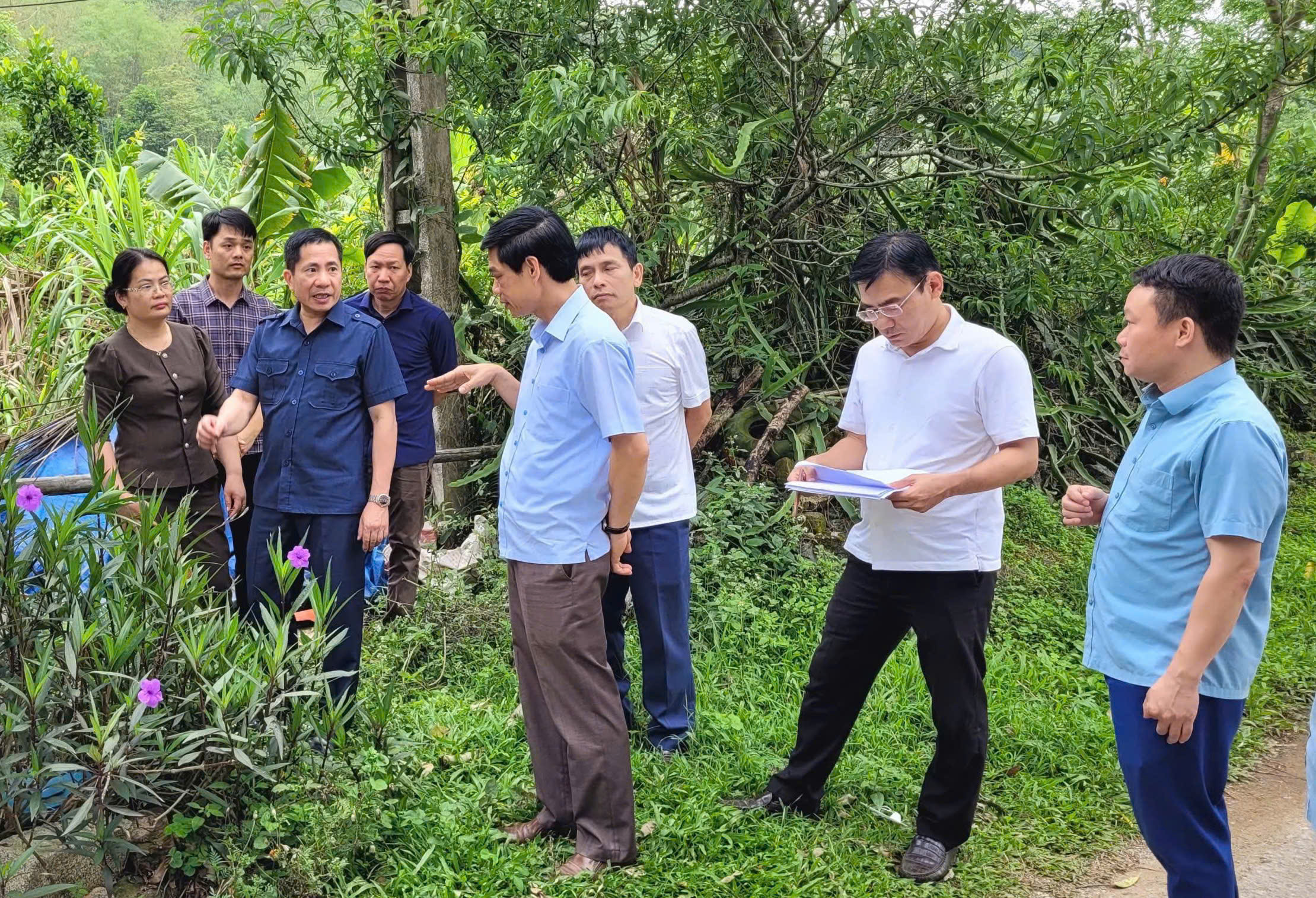 Ban Dân tộc HĐND tỉnh tham mưu Thường trực HĐND tỉnh khảo sát thực tế các công trình nước sạch nông thôn tại xã Điềm He