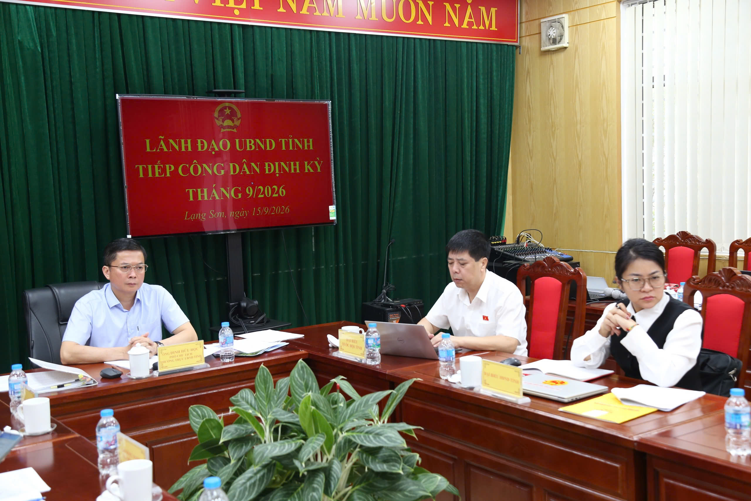 Đại biểu Quốc hội tỉnh, Đại biểu HĐND tỉnh tham gia tiếp công dân định kỳ tháng 9/2026