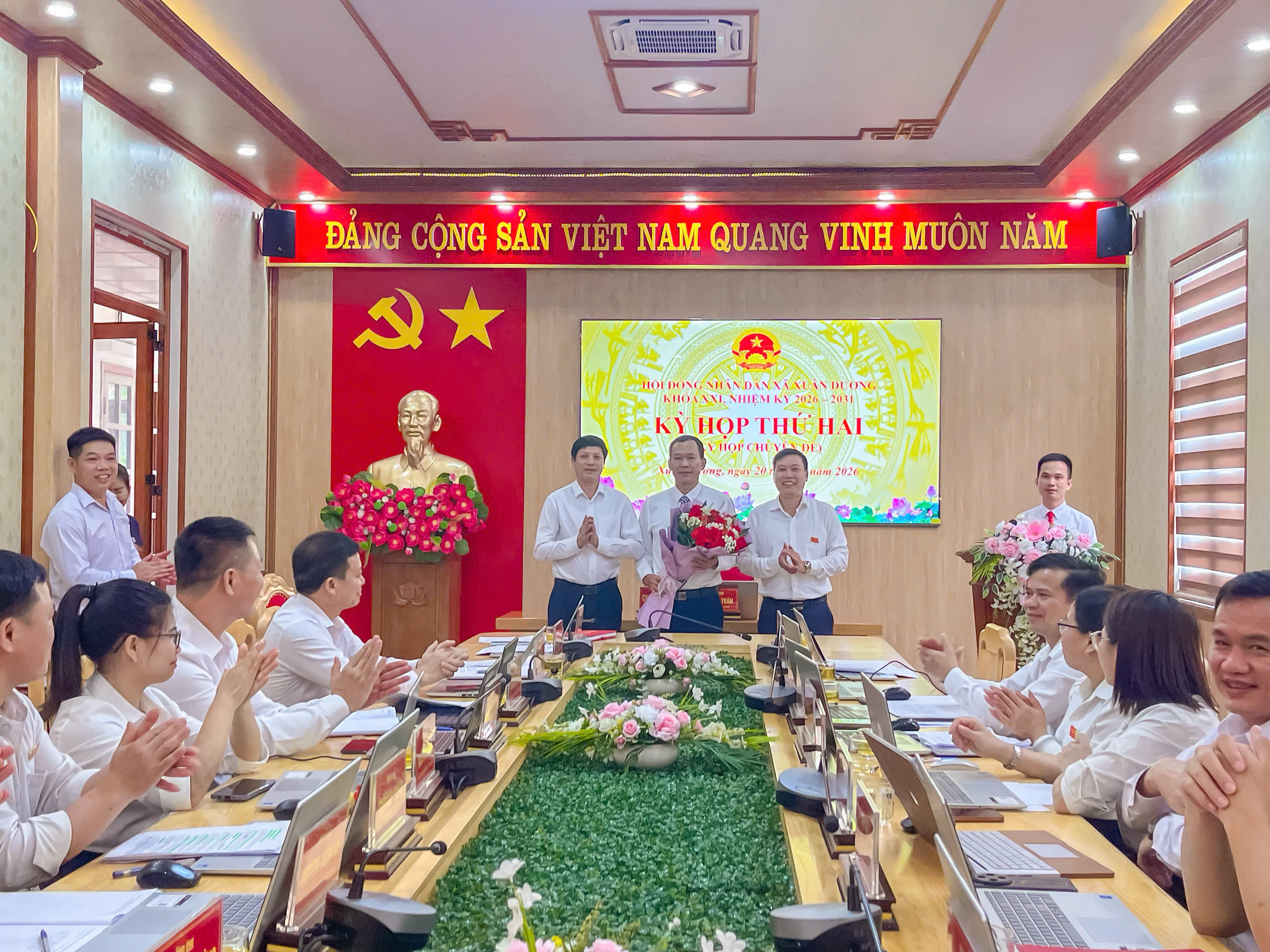 HĐND xã Xuân Dương tổ chức kỳ họp thứ hai