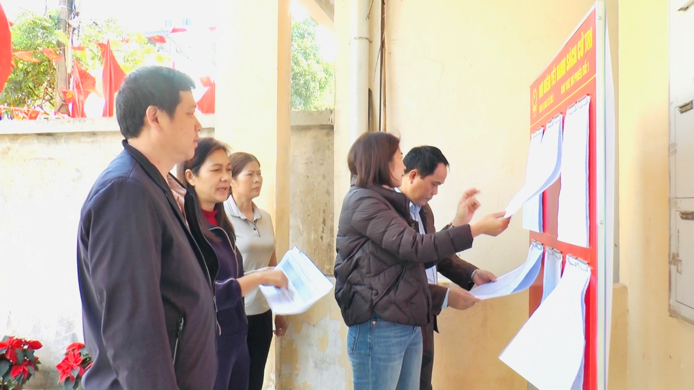 Thường trực HĐND xã Đình Lập giám sát công tác chuẩn bị bầu cử đại biểu Quốc hội và HĐND các cấp, nhiệm kỳ 2026 - 2031