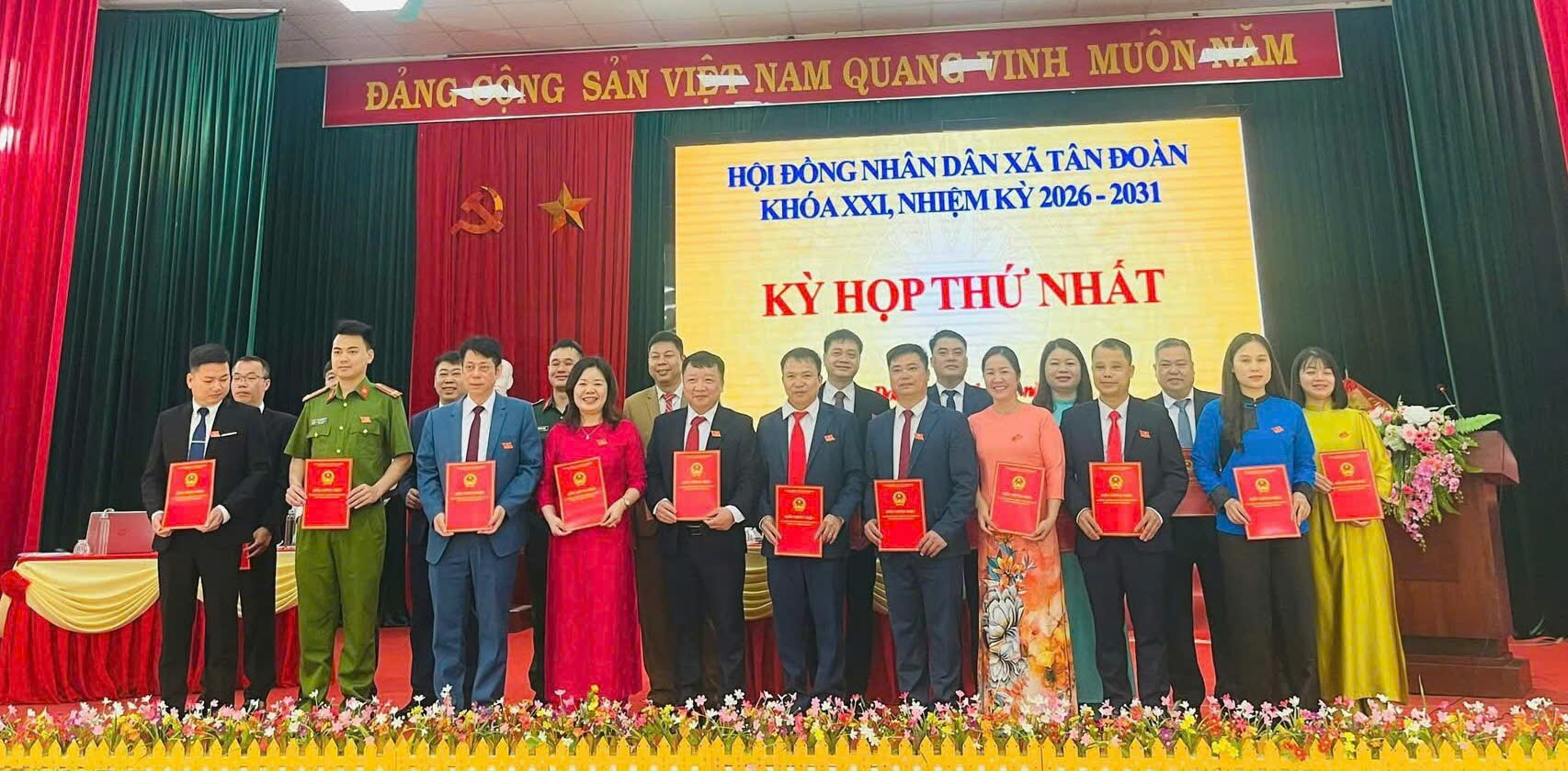 Xã Tân Đoàn tổ chức Kỳ họp thứ nhất HĐND xã khóa XXI, nhiệm kỳ 2026–2031