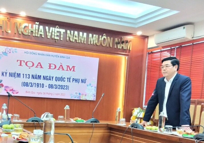 HĐND huyện Bình Gia tổ chức Tọa đàm kỷ niệm 113 năm ngày Quốc tế phụ nữ 8/3