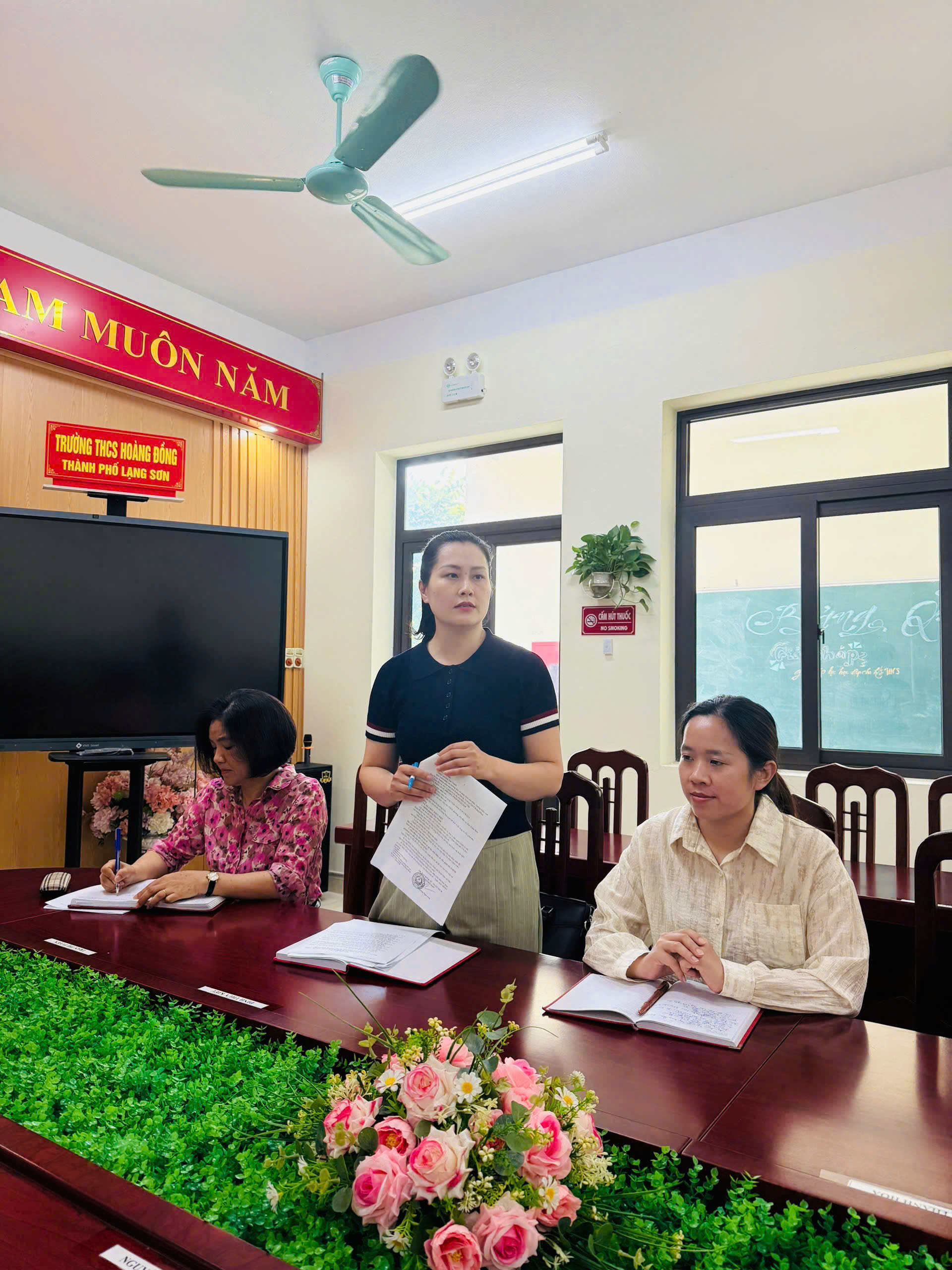Khảo sát thực tế tiến độ sửa chữa và kiểm tra cơ sở vật chất một số trường học trên địa bàn phường Tam Thanh trước thềm năm học mới 2026-2027.