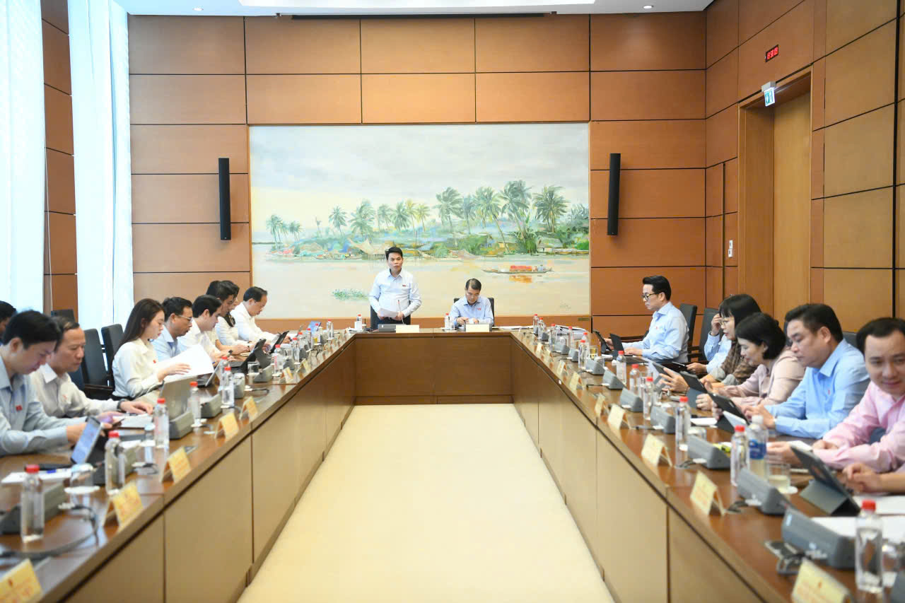 Đoàn đại biểu Quốc hội tỉnh tham gia thảo luận đối với một số dự án luật tại tổ