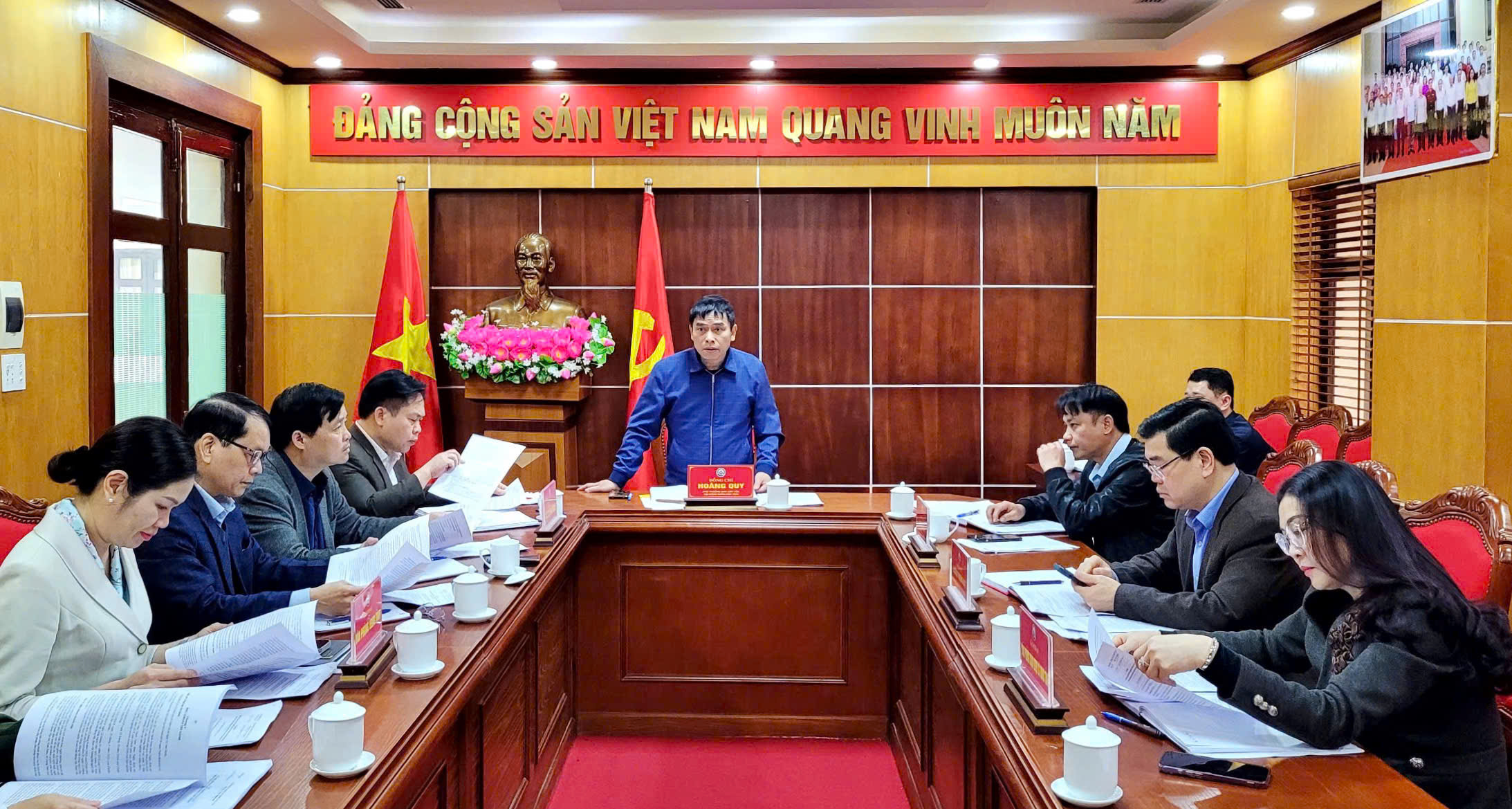 Ban Dân tộc HĐND tỉnh họp thẩm tra nội dung trình tại kỳ họp thứ bốn mươi sáu (kỳ họp chuyên đề) HĐND tỉnh