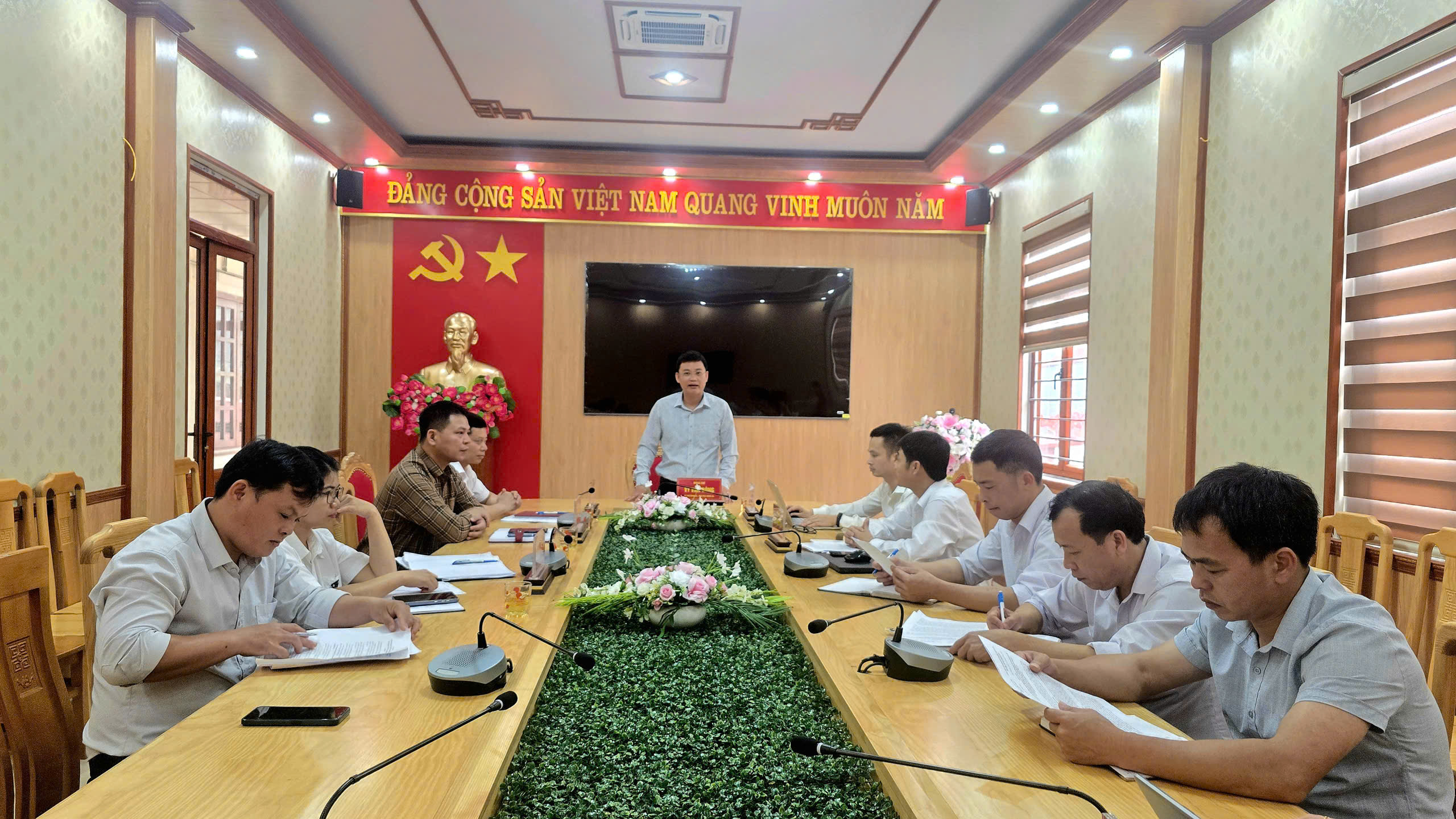 Thường trực HĐND xã Xuân Dương giám sát về việc thực hiện Nghị quyết số 57-NQ/TW, ngày 22/12/2024 của Bộ Chính trị