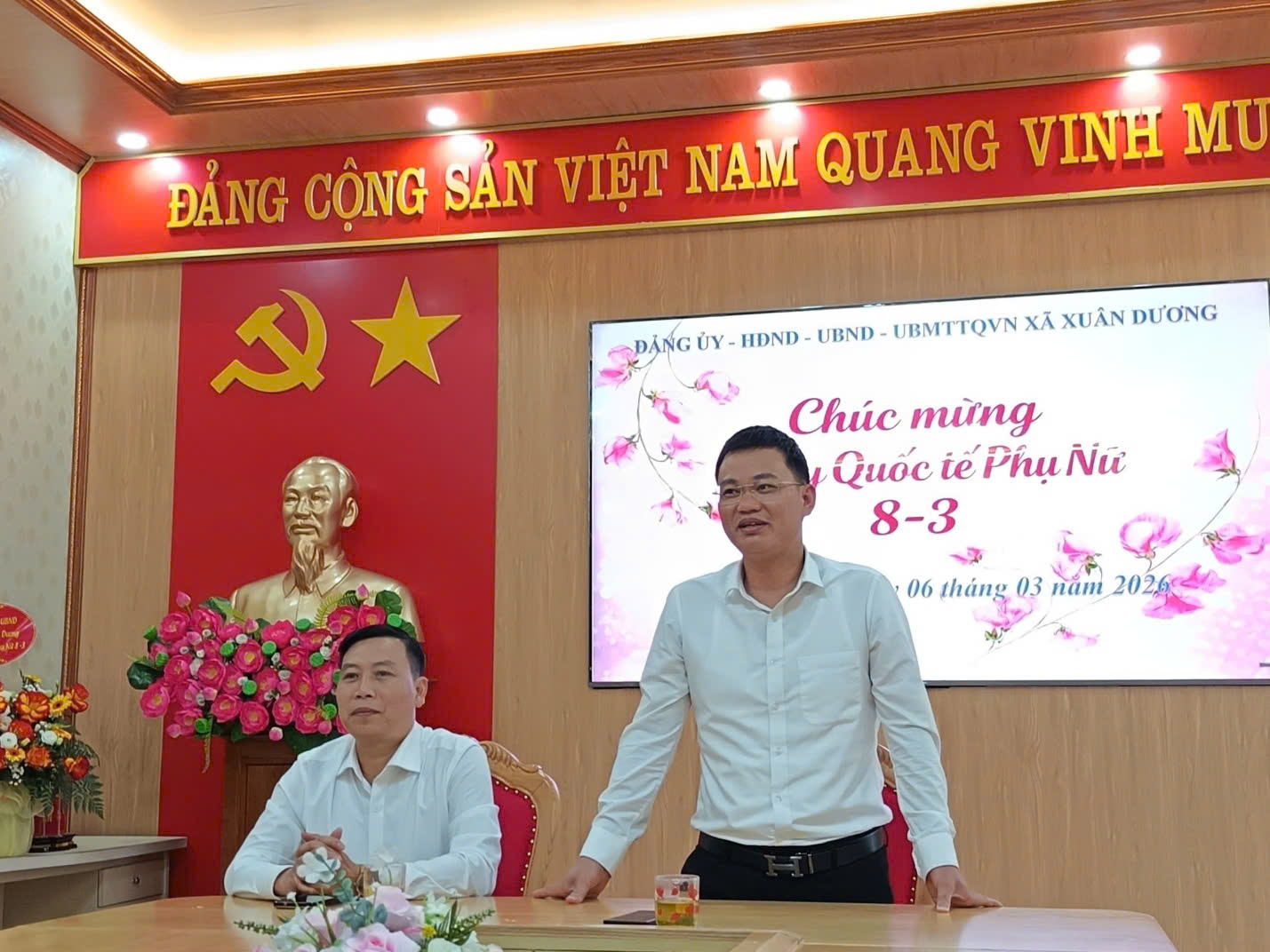 Thường trực HĐND xã Xuân Dương tổ chức buổi tọa đàm kỷ niệm Ngày Quốc tế Phụ nữ 08/3 