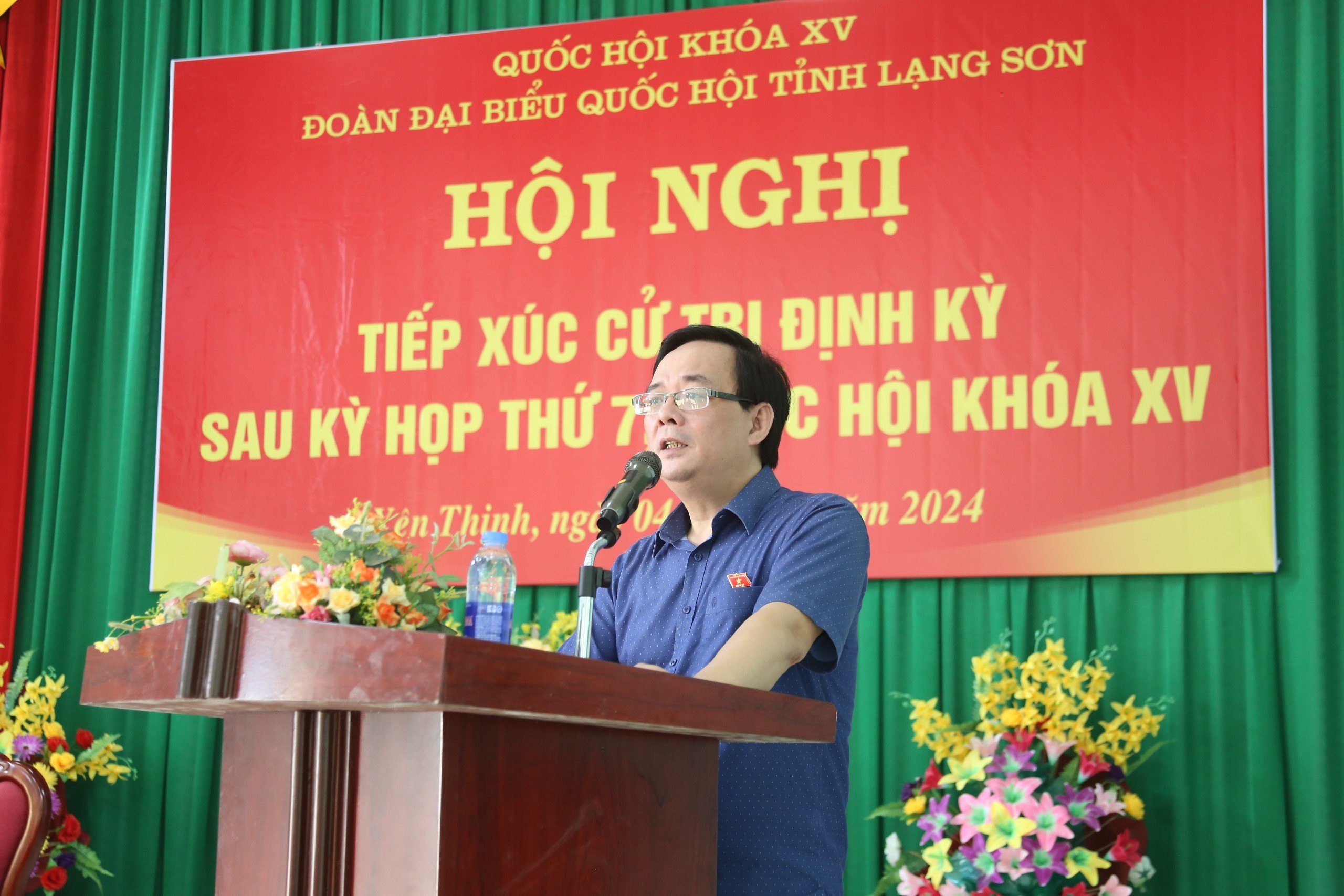 090724-2Ảnh 2 Đồng chí Triệu Quang Huy, phát biểu
